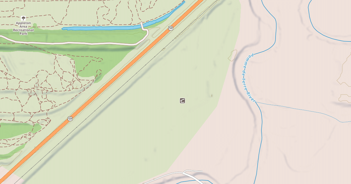 Map preview of Appleton Area Recreational Park
