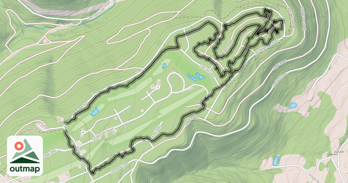 Map of MTB Trail