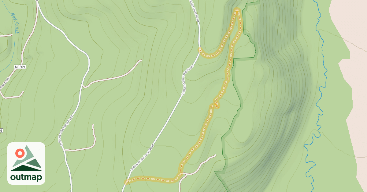 Map of Lost Man Trail