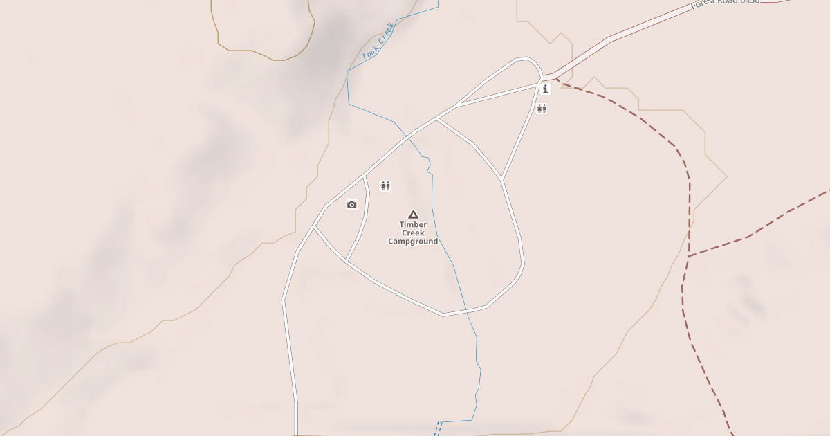 Map preview of TIMBER CREEK RECREATION AREA
