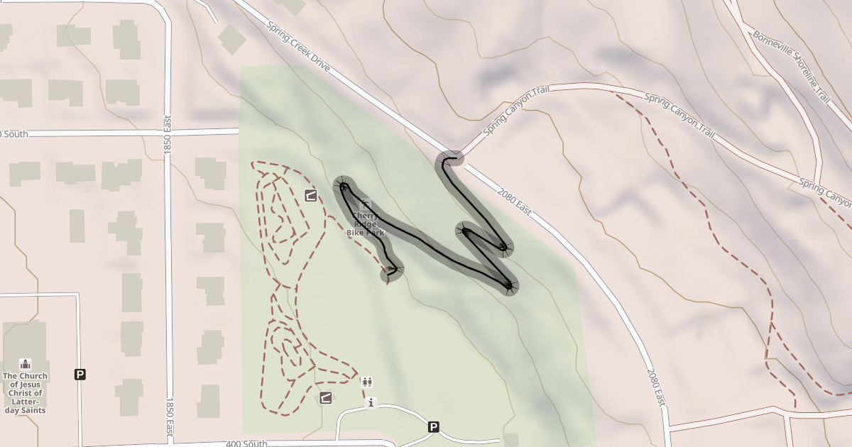 Map preview of Spring Canyon Trail