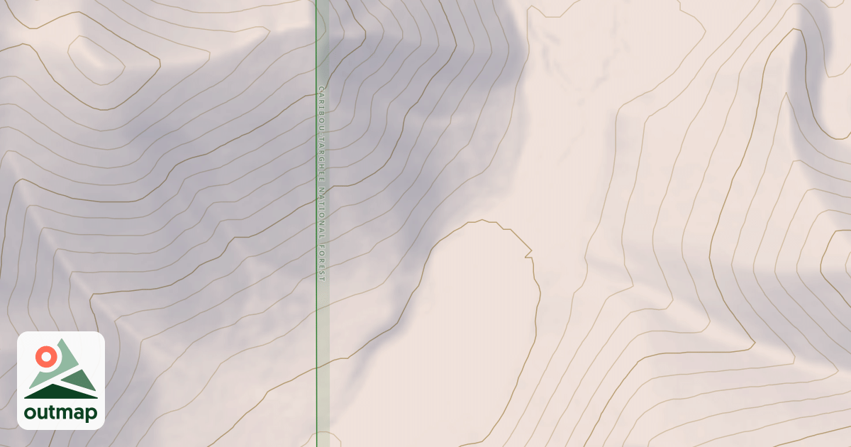 Map of EAST INDIAN CREEK