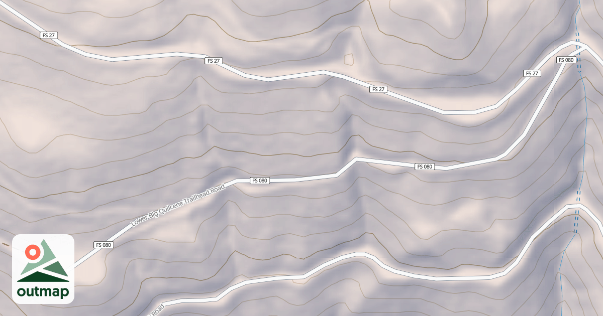 Map of LOWER BIG QUIL TH