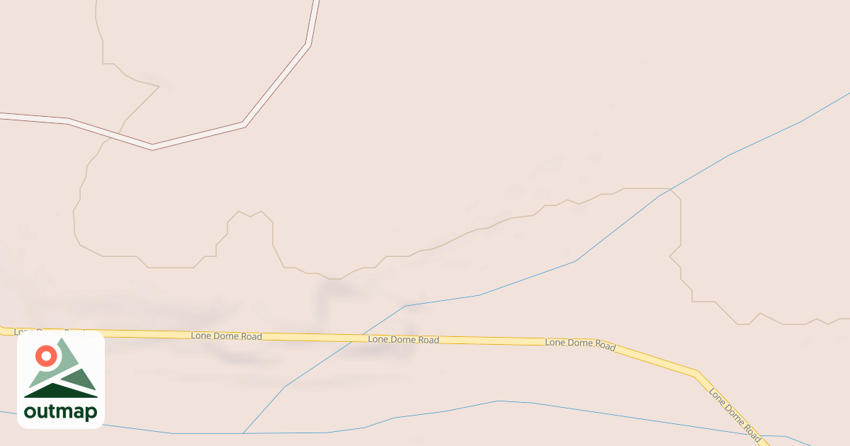 Map of LONE DOME N