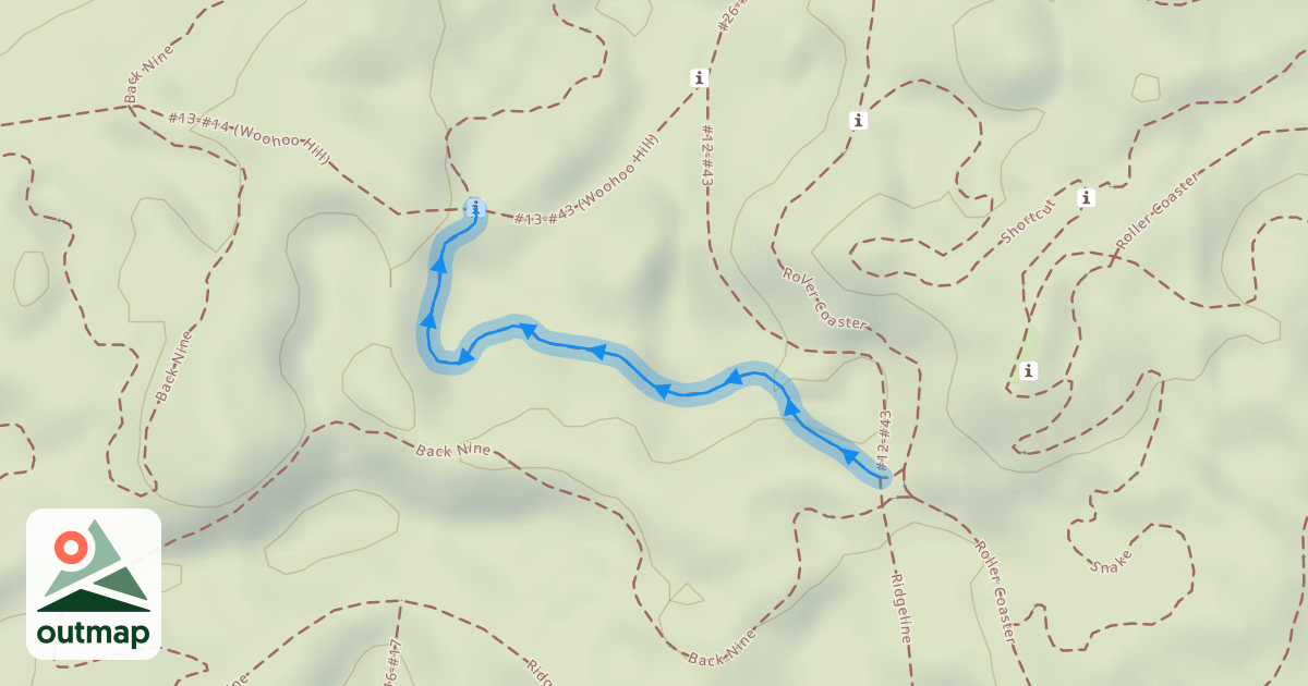Map of Back Nine