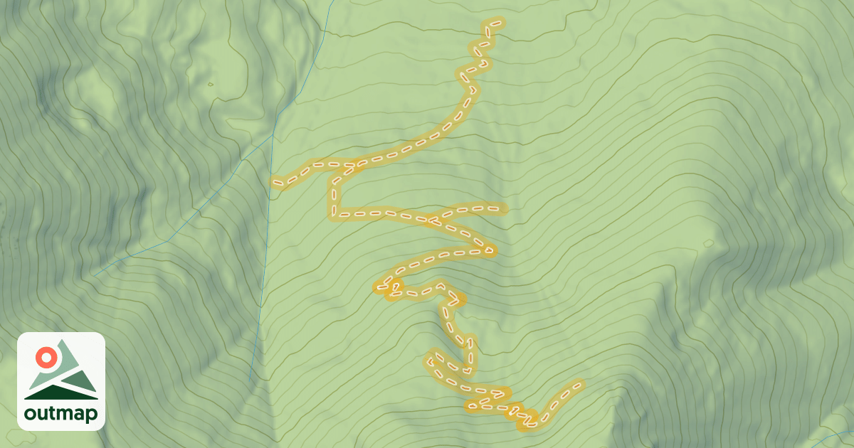 Map of L'autre montée