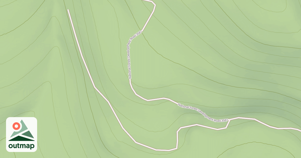 Map of DESEVE CREEK A
