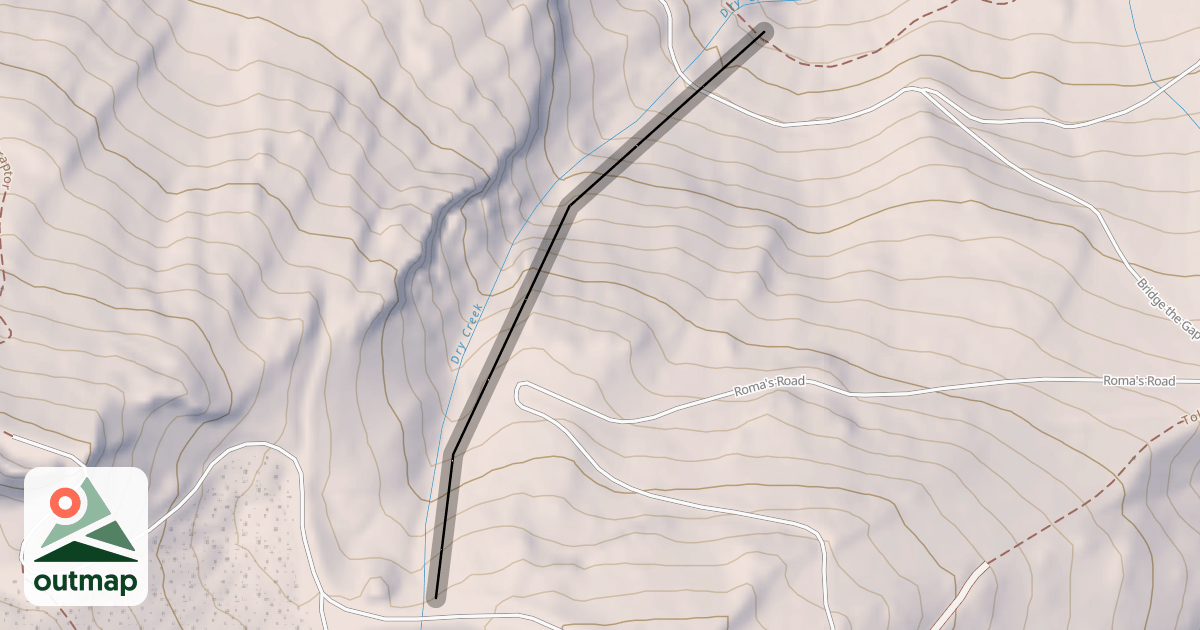 Map of Dry Creek