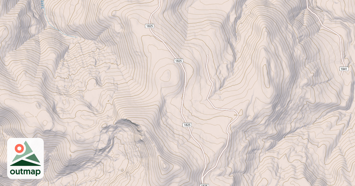 Map of CRATER MOUNTAIN