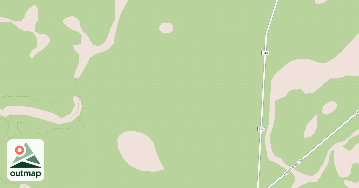 Map of USFS Motor Vehicle Use Map Roads {A51B310E-8786-4845-BFCA-BE82E2862462}