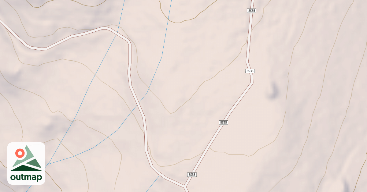 Map of BONERIDGE T3