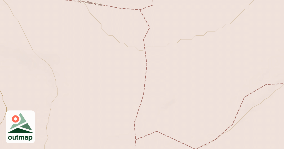Map of West Almond Trail 10 Shortcut