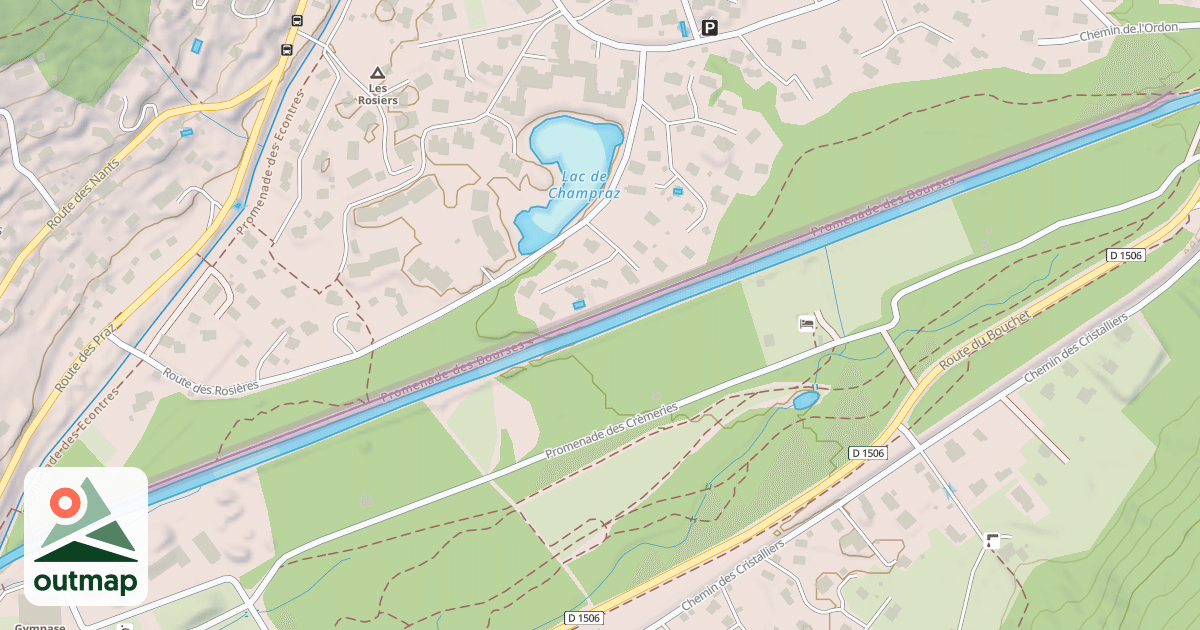 Map of Promenade des Bourses