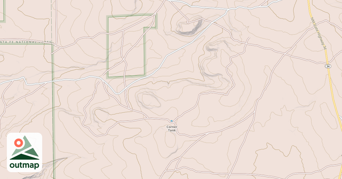 Map of USFS Motor Vehicle Use Map Roads {5D508054-B135-444D-899E-AA7EB42DDCE2}
