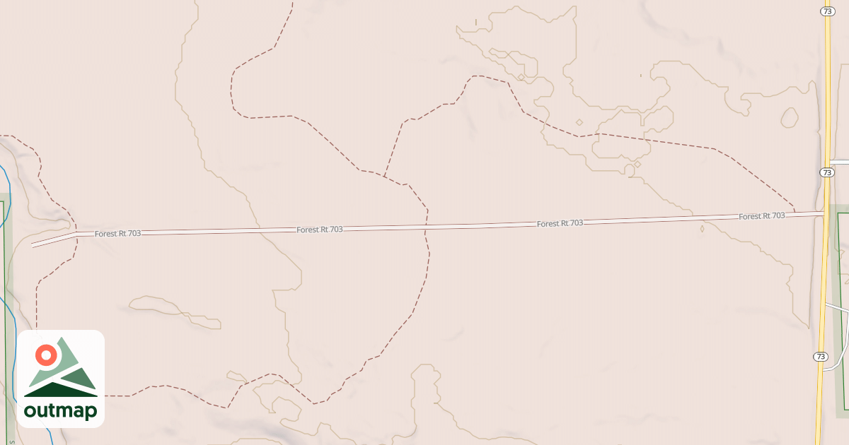 Map of FH 12 SPUR 703