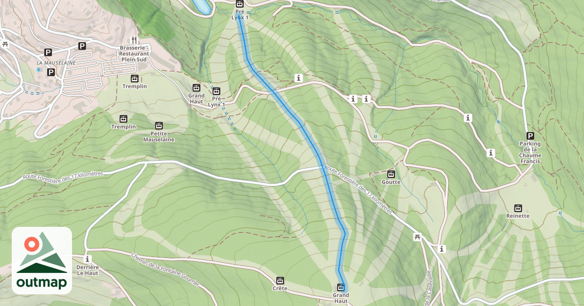 Map of Stade de Slalom
