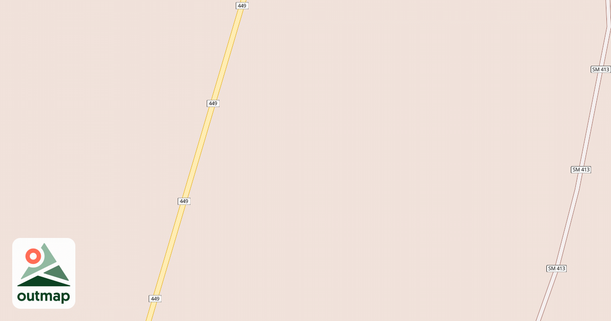 Map of EIGHT MILE CUT ACROSS SPUR F