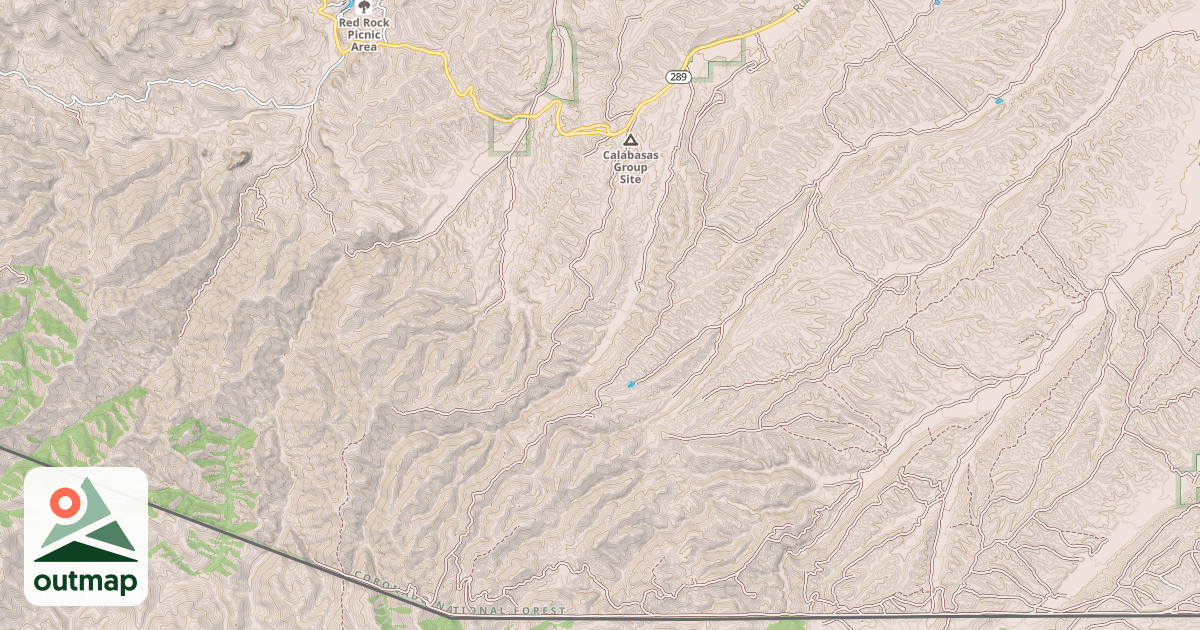Map of CALABASAS RIDGE