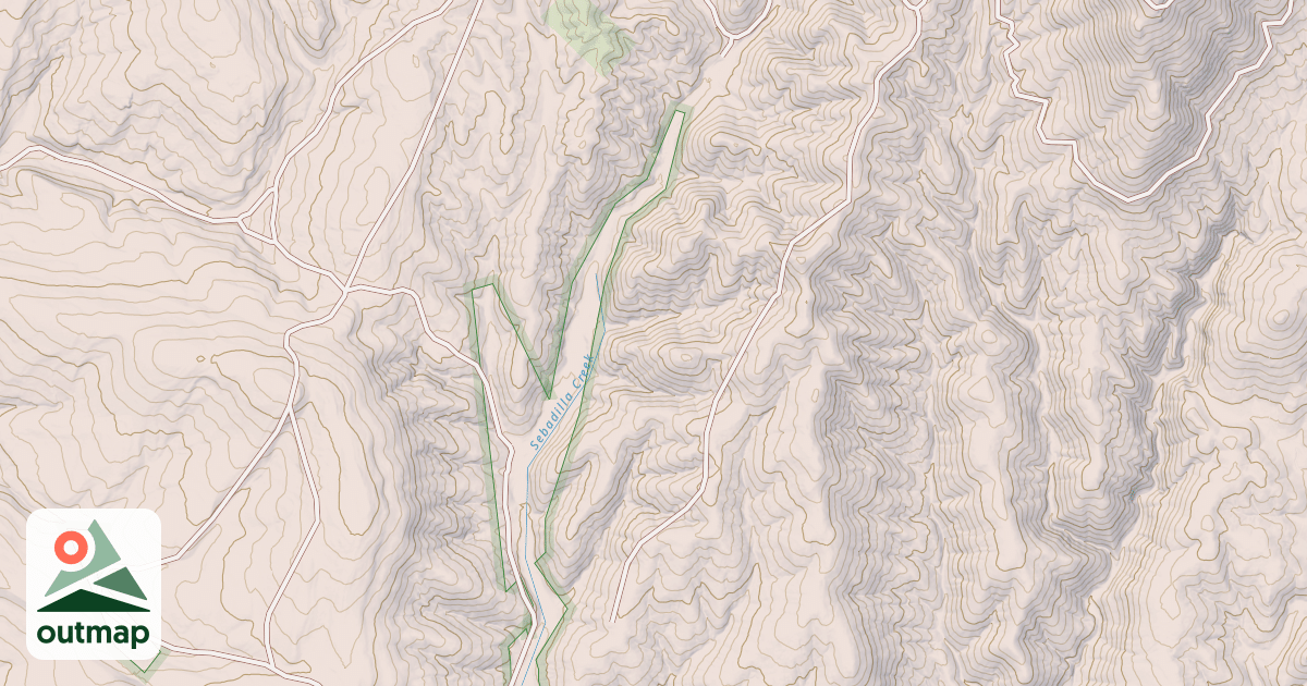 Map of USFS Motor Vehicle Use Map Roads {8DA48350-EA3B-4CA9-90FA-9C6B1DCD2657}