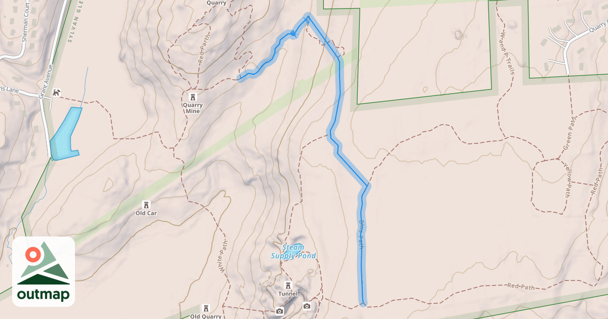 Map of Blue Path