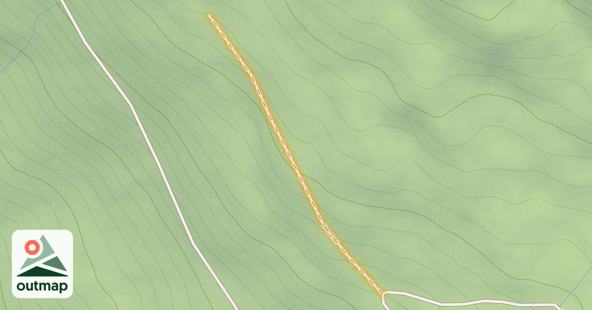 Map of Blue Trail