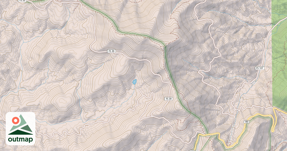 Map of DUNCAN RIDGE