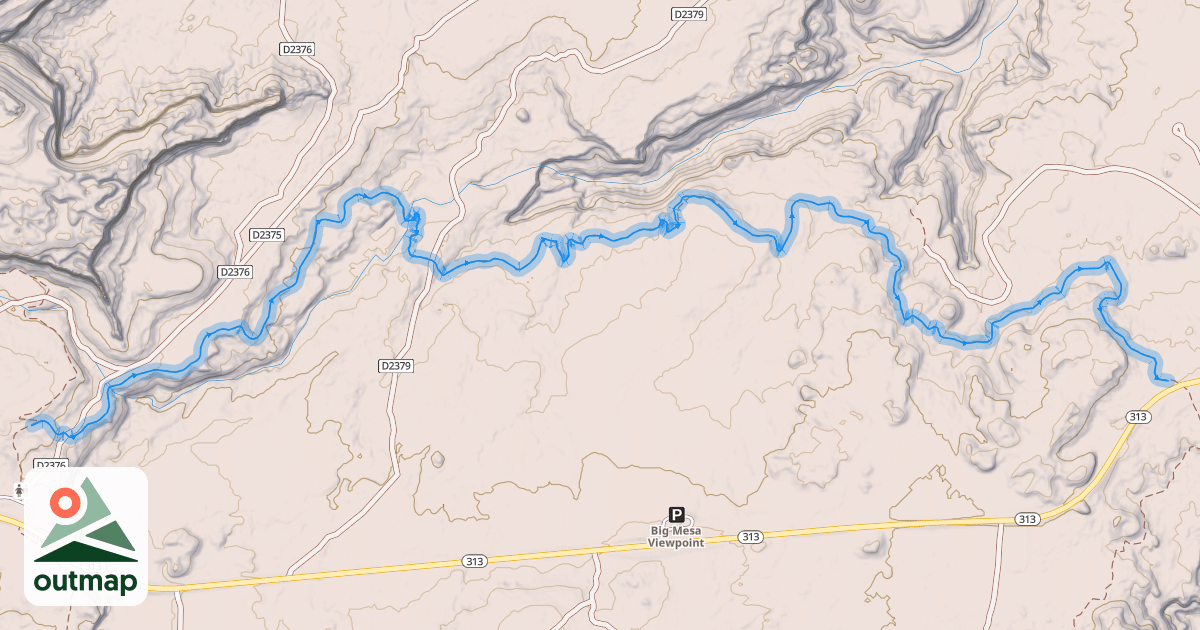Map of Ramblin' Trail