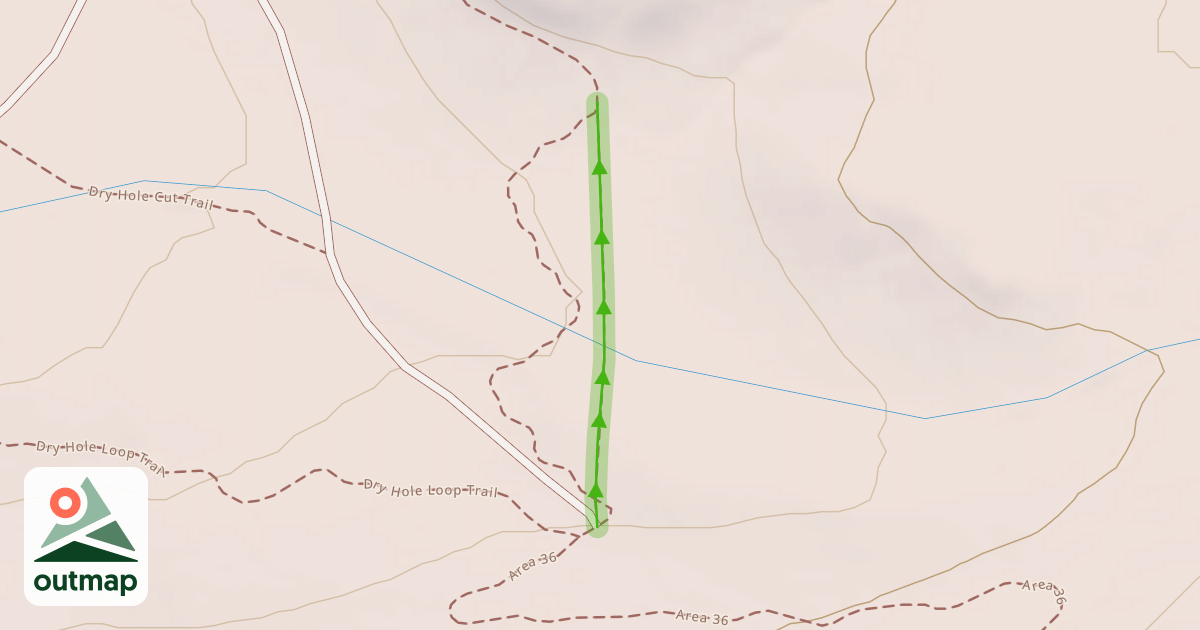 Map of Dry Hole Loop