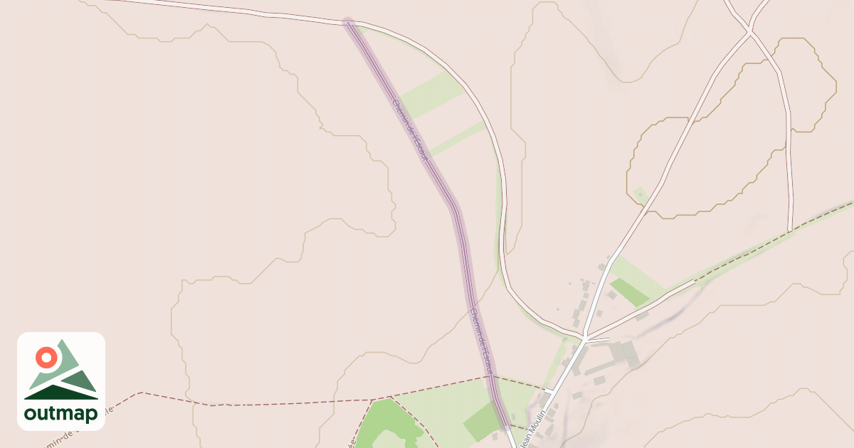 Map of Chemin de l'Escaut