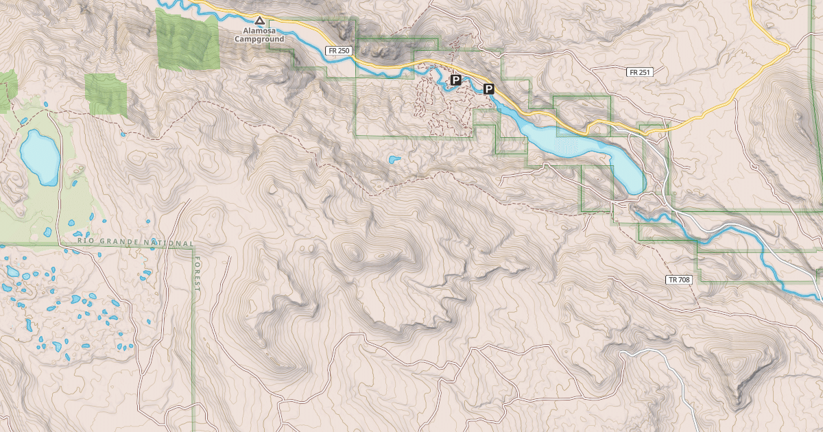 Map preview of Hot Creek
