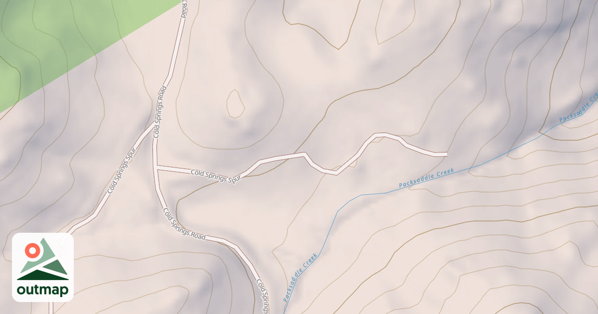 Map of COLD SPRINGS