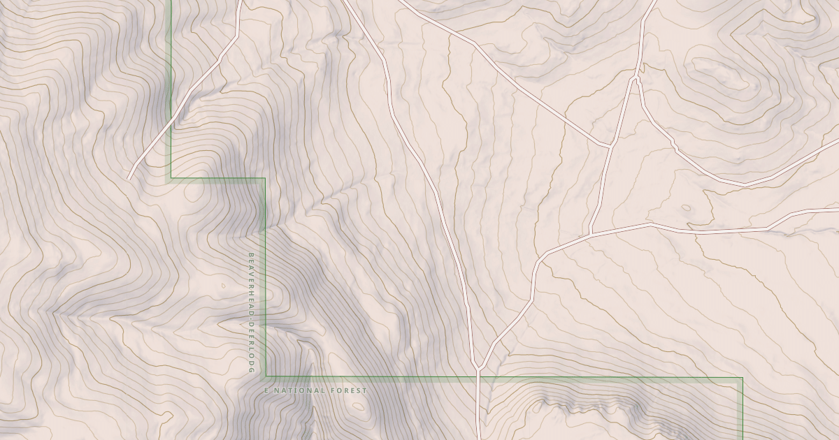 Map preview of BLM National GTLF Public Motorized Roads 9eb49dd9-e3fa-4516-9729-85a4d61092fe