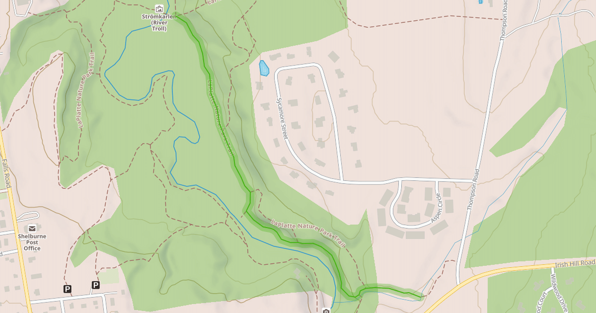 Map preview of LaPlatte Nature Park Trail