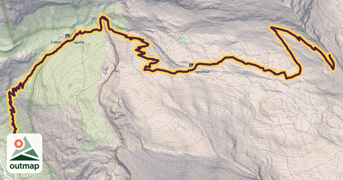 Map of Walker's Haute Route