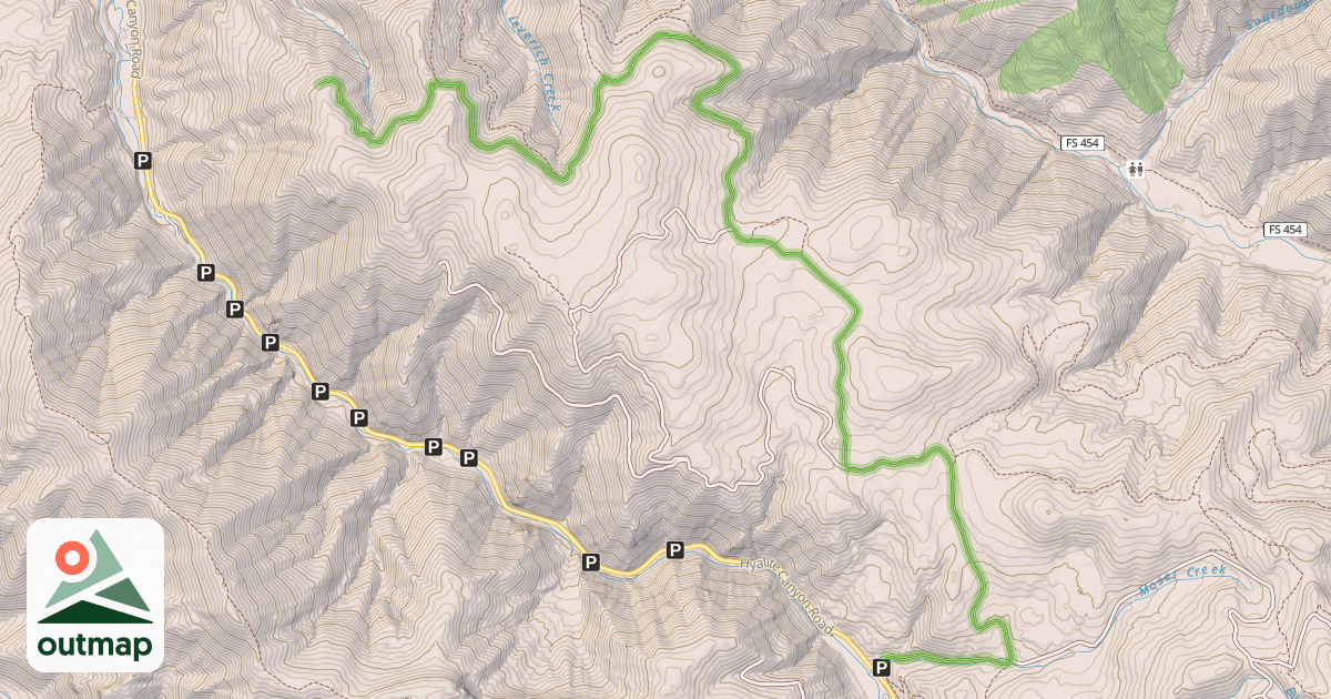 Map of Moser Jumpoff Road