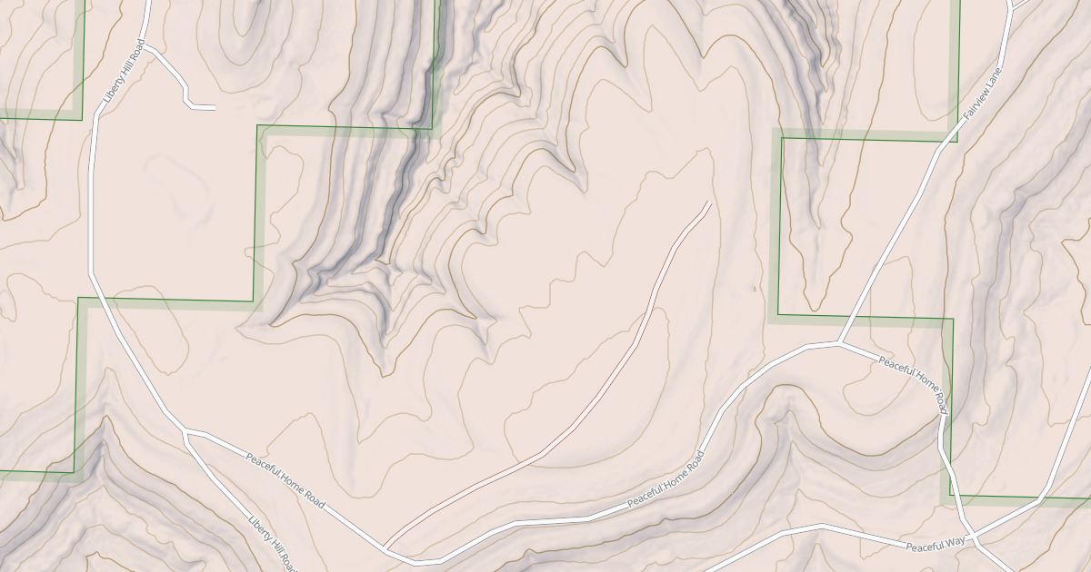 Map preview of USFS National Forest System Roads {4768AB34-EFC9-4051-BA40-2A9A30A4A1E5}