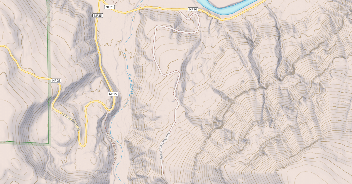 Map preview of EAST IRON CRK