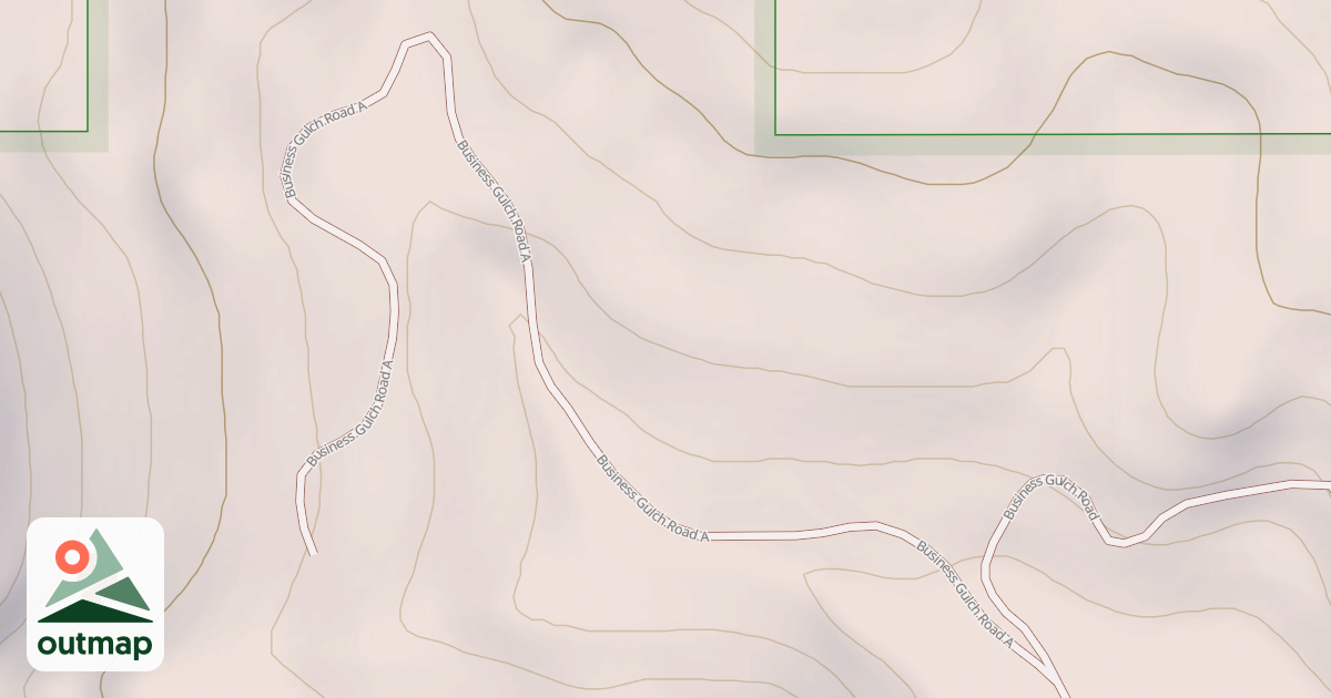 Map of BUSINESS GULCH A