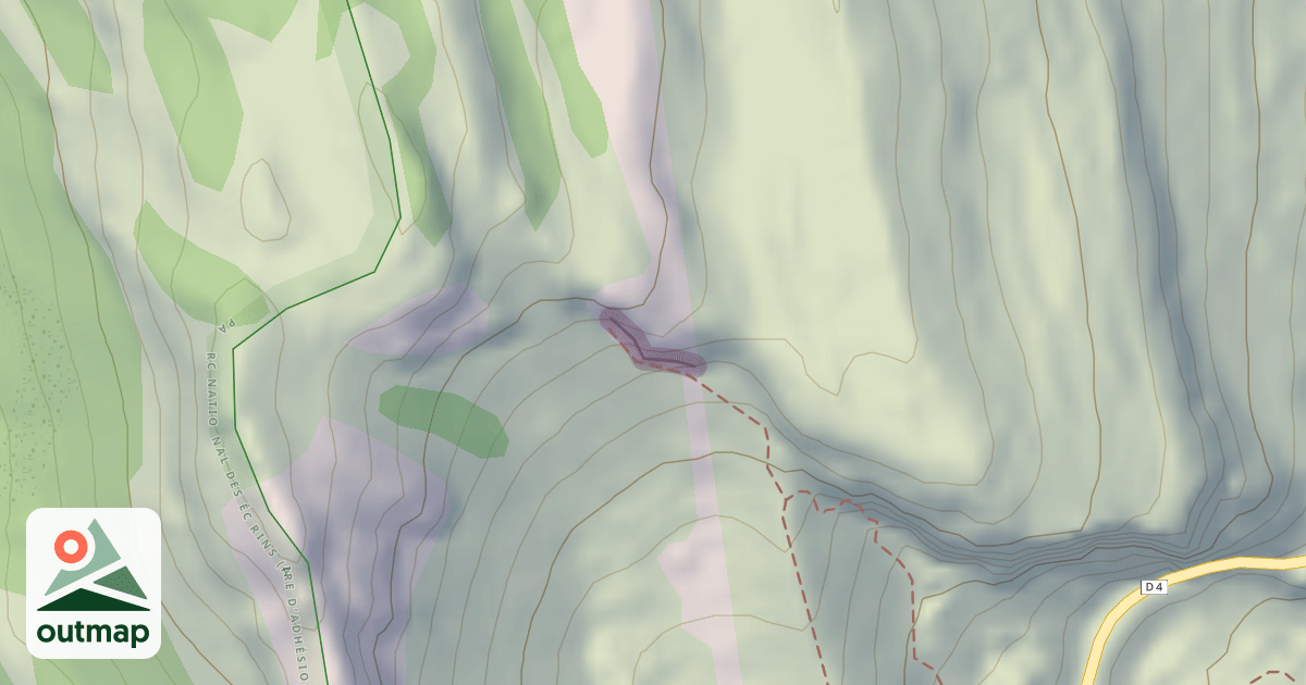 Map of Les Vignette - le nains