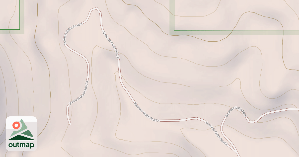 Map of BUSINESS GULCH A