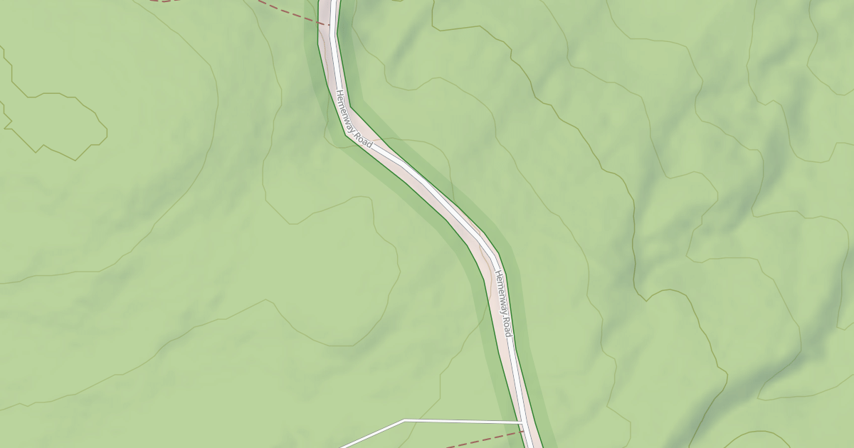Map preview of Hemenway Rd
