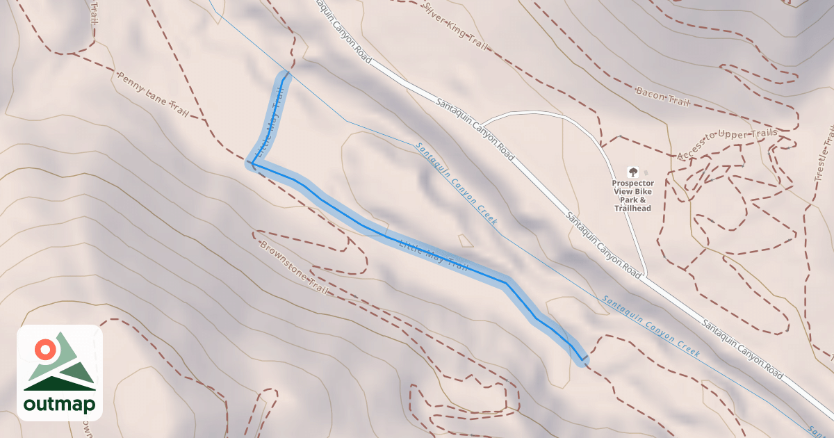Map of Little May Trail