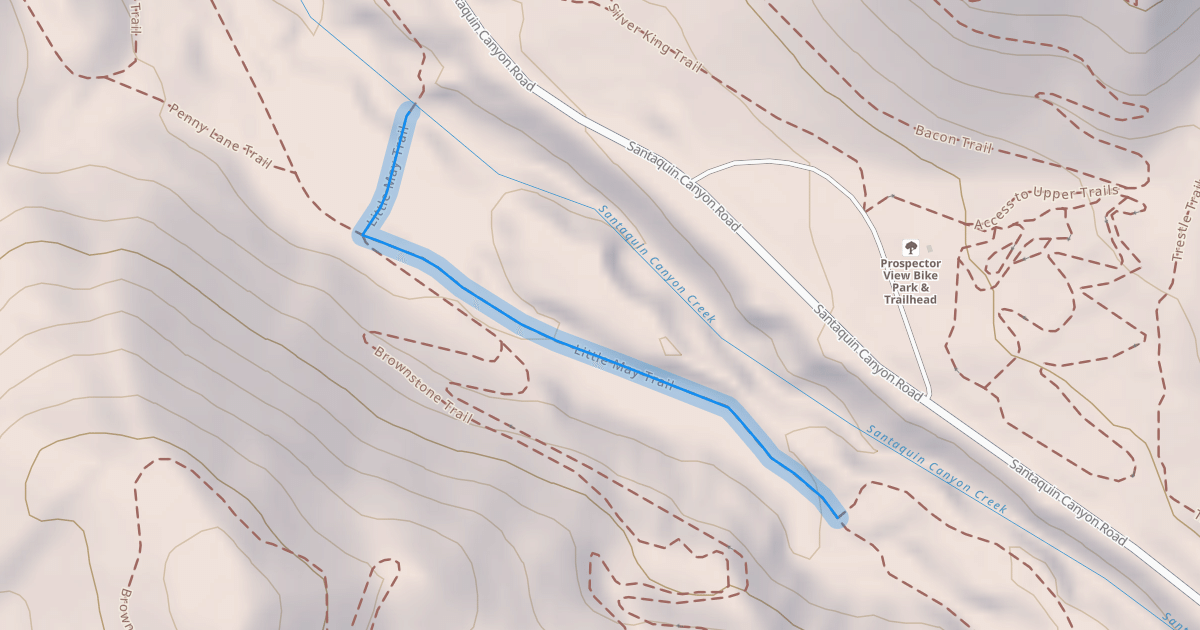 Map preview of Little May Trail