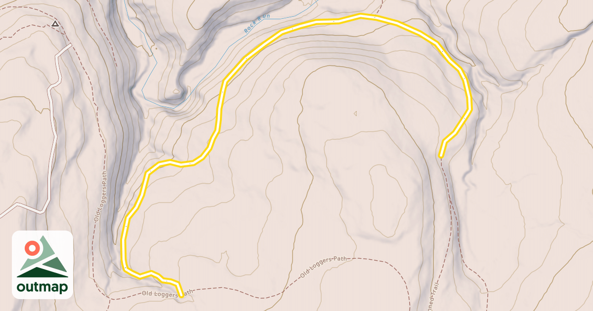 Map of Sharp-Shinned Trail