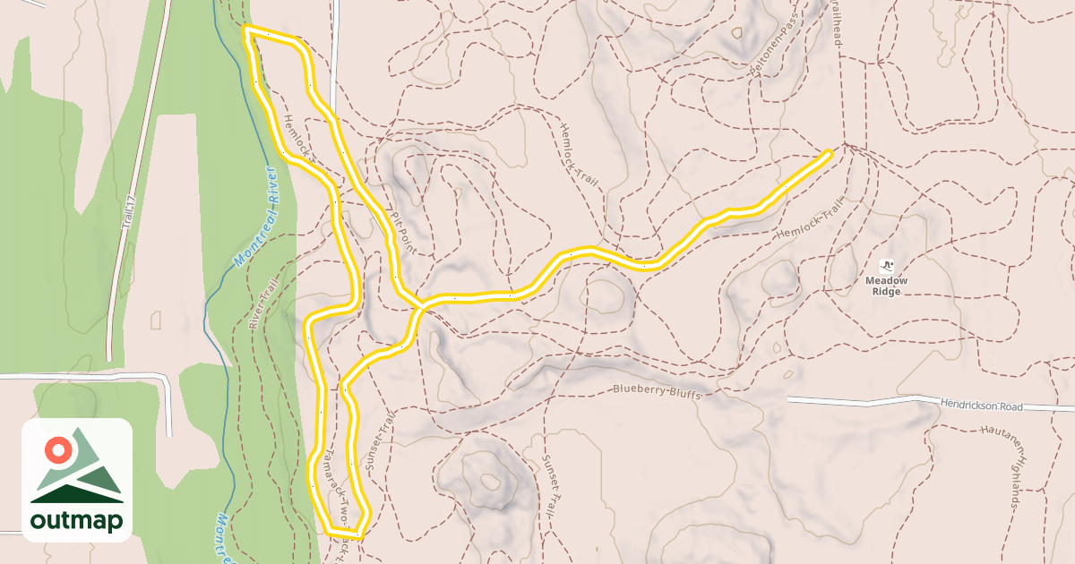 Map of River Trail