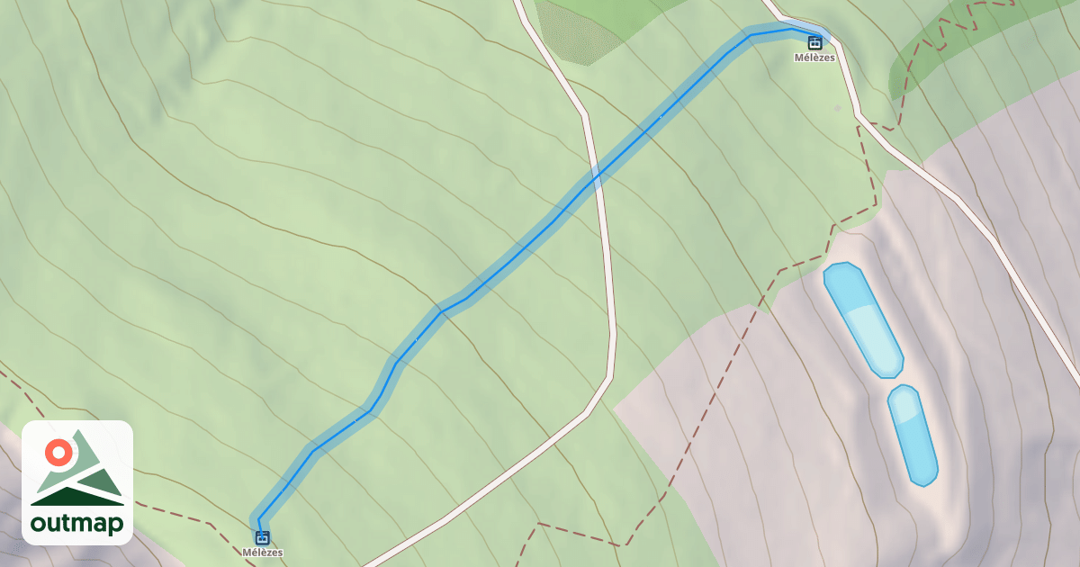 Map of La Moutière