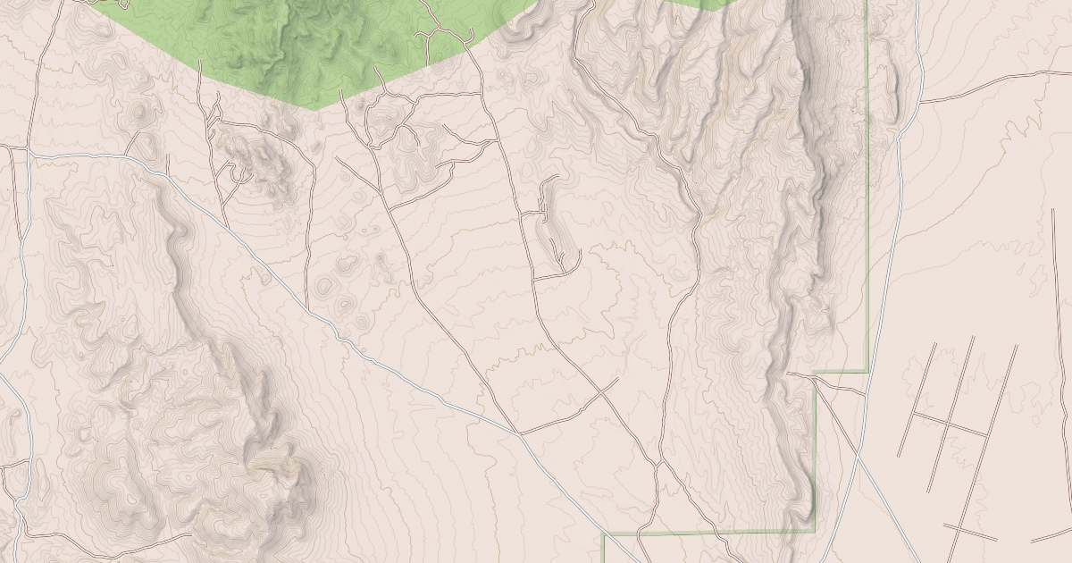 Map preview of FOURMILE BASIN ROAD