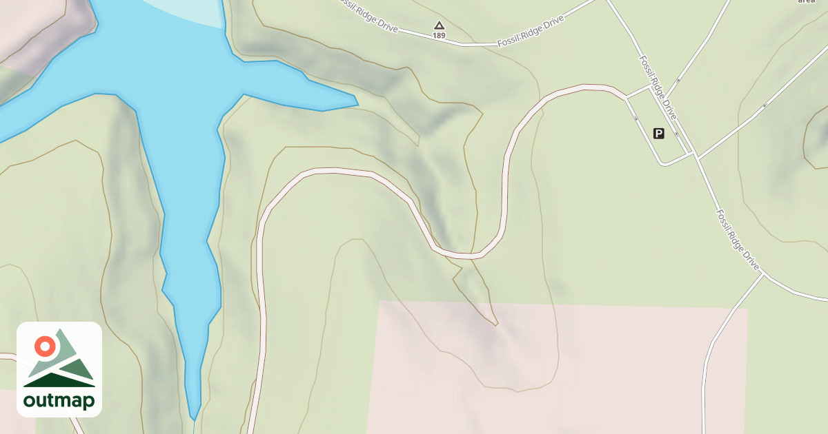 Map of Main Ohv Trail Access