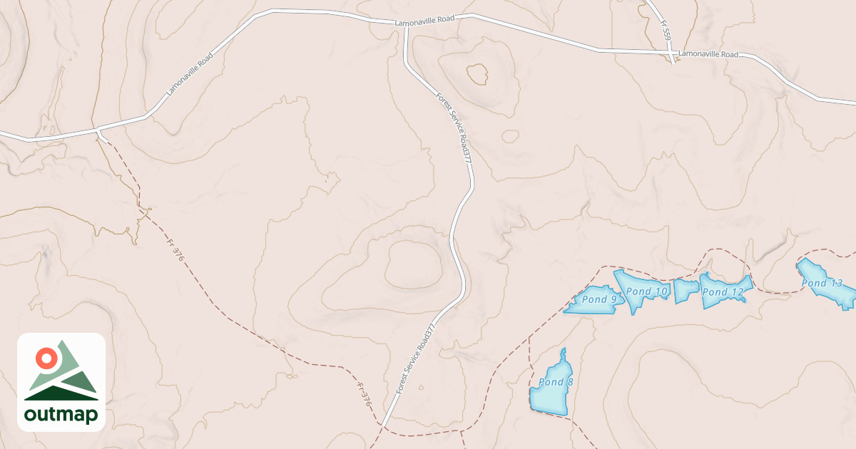 Map of CROOKED CREEK