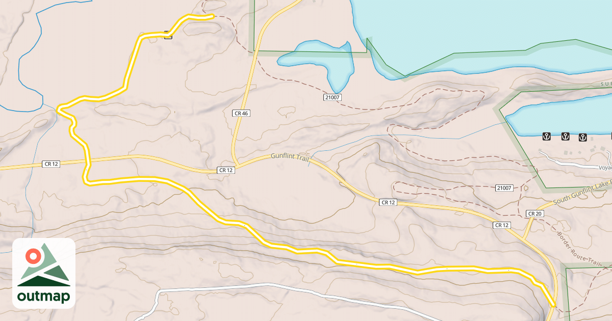 Map of Rabbit Run Trail